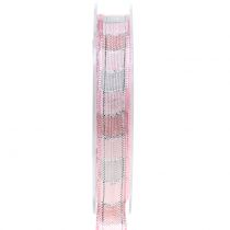 Weihnachtsband Rosa 15mm 15m