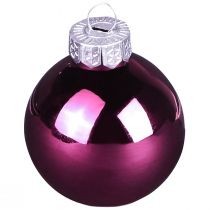 Artikel Glas-Weihnachtskugeln Berry Mix Ø6cm 24-teilig