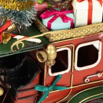Artikel Weihnachtsdeko Oldtimer mit Geschenken und Zuckerstange auf dem Dach