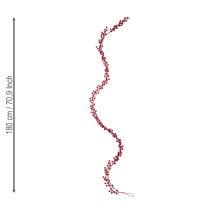 Artikel Künstliche Weihnachtsgirlande mit roten Beeren 180cm