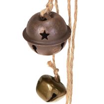 Artikel Weihnachtsglöckchen zum Hängen Schellen H37cm 6 St