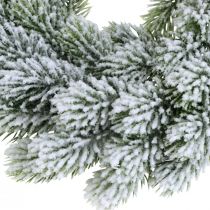 Weihnachtskranz Tannenzweige Tannenkranz künstlich beschneit Ø28cm
