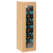 Artikel Weihnachtskugeln Glas 4cm Opalblau Matt und Glänzend 24 Stück