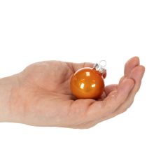 Artikel Christbaumkugeln aus Glas bunt glänzend 40 mm 24er-Set