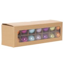 Artikel Christbaumkugeln aus Glas bunt glänzend 40 mm 24er-Set