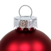 Artikel Weihnachtskugel Ø4cm Rot Glanz/Matt 24 St