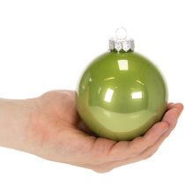 Artikel Christbaumkugeln Glas glänzend bunt 95mm 10er-Set