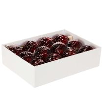 Artikel Weihnachtskugeln aus Glas Rot Ø 8 cm 12 Stück