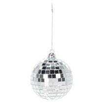 Artikel Weihnachtskugeln Set Spiegelkugel 7 cm Silber 6 Stück Kunststoff Innenbereich