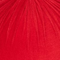 Artikel Weihnachtskugel Samt Rot 25 cm Set 2 Stück für Innenbereich