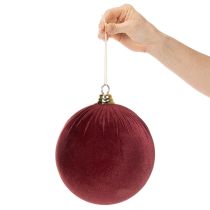 Artikel Weihnachtskugeln Rot Samtoptik Ø 20 cm 3 Stück