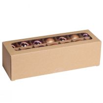 Artikel Weihnachtskugeln Apricot Mix Baumkugeln Glas Ø4cm 24 St