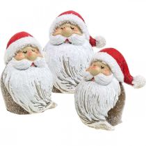 Artikel Weihnachtsmann Tischdeko Santa Claus Fensterdeko H8cm 3St