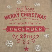 Weihnachtssack Geschenkesack Weihnachten Jutesack groß 80×48cm