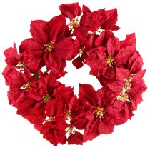 Artikel Weihnachtsstern Kranz Kunstblumen Weihnachten Ø40cm