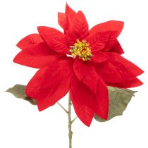 Artikel Kunstblume Weihnachtsstern Rot Einzelstiel 82 cm Kunststoff