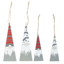Artikel Weihnachtsdeko Holz Wichtel Anhänger Set 8-teilig