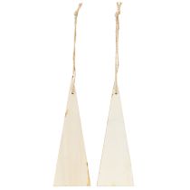 Artikel Weihnachtswichtel Holz Anhänger 8 St