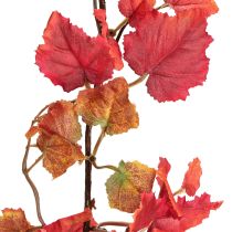Artikel Weinlaub Blättergirlande künstlich Herbstdeko Rot 200cm