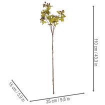 Artikel Künstlicher Weißdorn-Zweig mit roten Beeren 110cm Dekoration