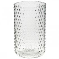 Artikel Blumenvase, Glasvase, Kerzenglas, Windlicht Glas Ø11,5cm H18,5cm