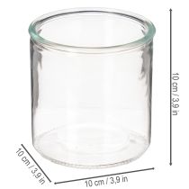 Artikel Glaszylinder Vase transparent 10cm 3er-Set für Innenbereich