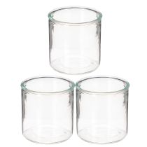 Artikel Glaszylinder Vase transparent 10cm 3er-Set für Innenbereich