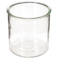 Artikel Glas Windlicht rund 12 cm klares Glas 2er Set