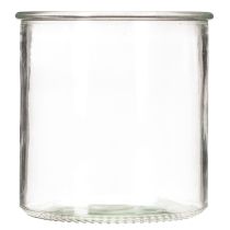 Artikel Glas Windlicht rund 12 cm klares Glas 2er Set