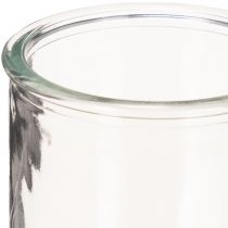 Artikel Rundes Windlicht aus klarem Glas, Teelichthalter, 8 cm, 3er-Set
