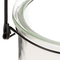 Artikel Windlicht aus Glas zum Hängen Ø 12 cm, Höhe 12,5 cm, 2er Set