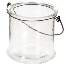 Artikel Windlicht aus Glas zum Hängen Ø 12 cm, Höhe 12,5 cm, 2er Set