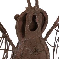 Artikel Windlicht Wanddeko Metall Schmetterling Rostoptik 36,5cm