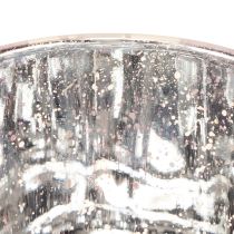 Artikel Windlicht aus Glas mit Tulpenmotiv 12,5 cm rosa-weiß 2 Stück