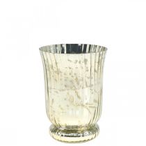 Artikel Windlicht Glas Teelichthalter Teelichtglas Ø11cm H14,5cm