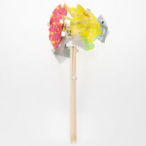 Artikel Garten Windrad Dekoration zum Aufstellen im Blumenbeet 47cm 3St