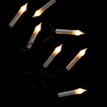 Windstoß-Lichterkette für innen 16er 6m Warmweiß