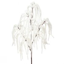 Artikel Dekozweig Trauerweide Winterdeko Weiß Glitter 82cm 2St