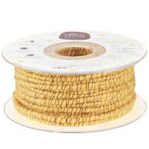 Artikel Wollfaden mit Draht Filzschnur Glimmer Gelb Bronze Ø5mm 33m