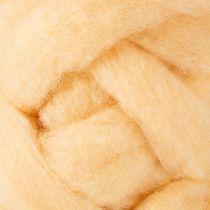 Artikel Wollband aus Wolle Creme-Orange 10m für Kränze und Gestecke