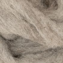 Artikel Filzwolle Grau-Natur 2m x 5cm Dekowolle für Floristik und Bastelarbeiten