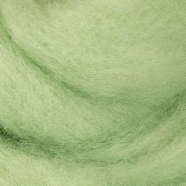 Artikel Bastelwolle Dekowolle aus 100 % Wolle 2 m Hellgrün für Handarbeiten