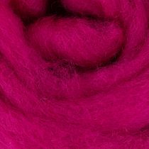 Artikel Filzwolle 2 Meter Pink für Dekorationen und Bastelarbeiten