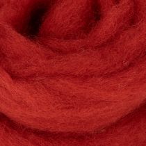 Artikel Filzwolle Rot 2m – Deko- und Bastelwolle für Floristik