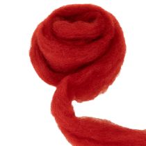 Artikel Filzwolle Rot 2m – Deko- und Bastelwolle für Floristik