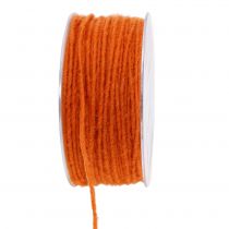 Artikel Wollschnur Orange 3mm 100m