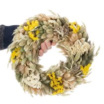 Artikel Trockenblumenkranz Natürliche Dekoration für Tisch, Wohnzimmer und Flur 25cm