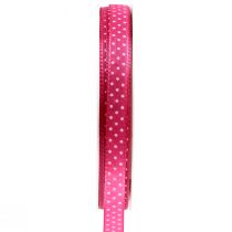 Artikel Geschenkband gepunktet Dekoband Band Pink 10mm 25m