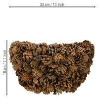 Artikel Zapfenkorb Pflanzkorb aus Kiefernzapfen