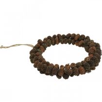 Artikel Zapfenkranz Erlenzapfen Deko Kranz zum Hängen Natur Ø25cm